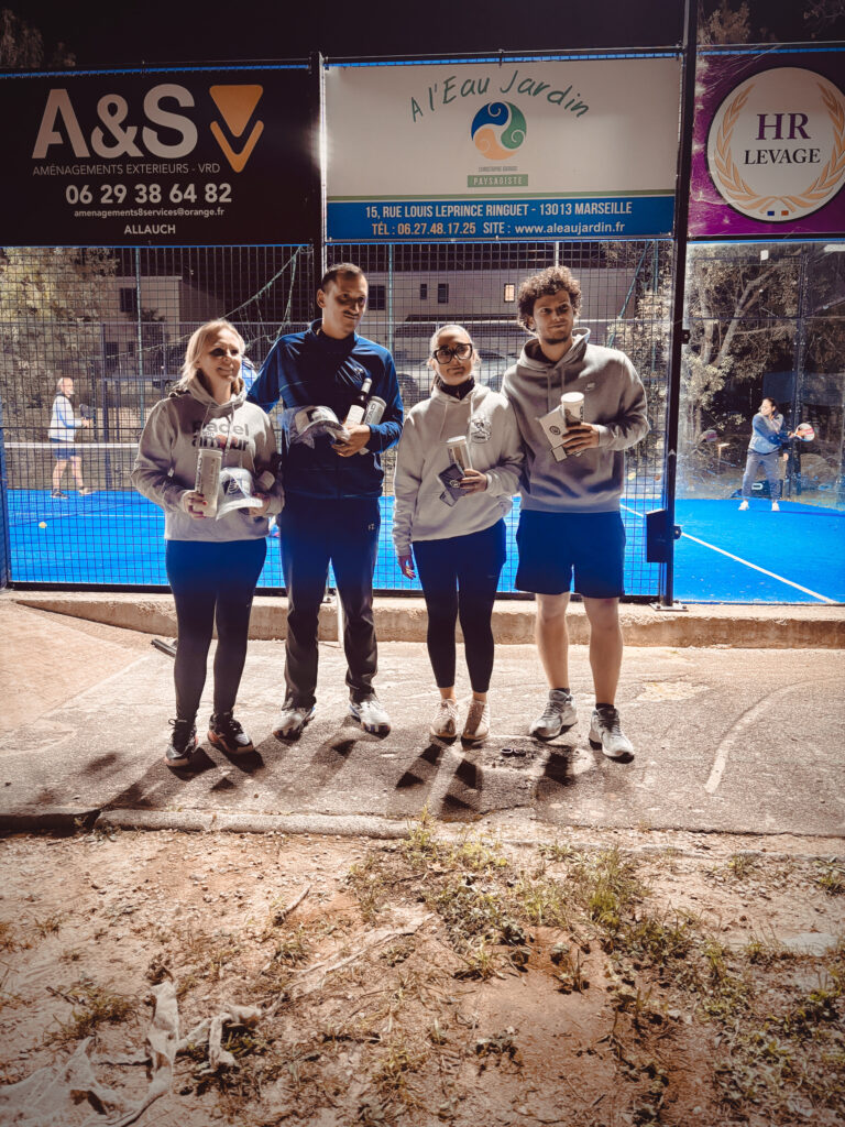 Photo gagnant et finaliste du P100 de Padel Bocage le 23 novembre 2024