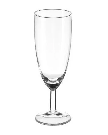 Flûte à champagne en verre pour réception