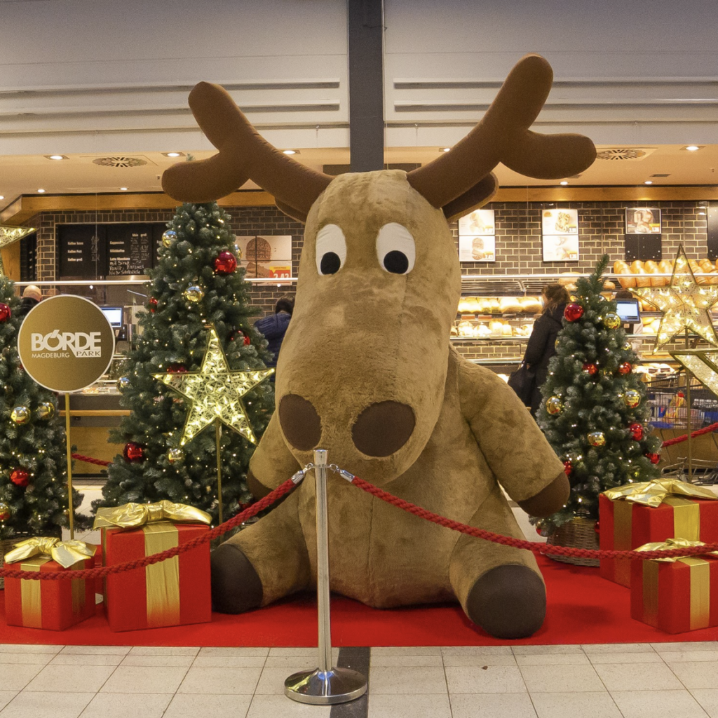 Décoration de Noël pour centre commercial