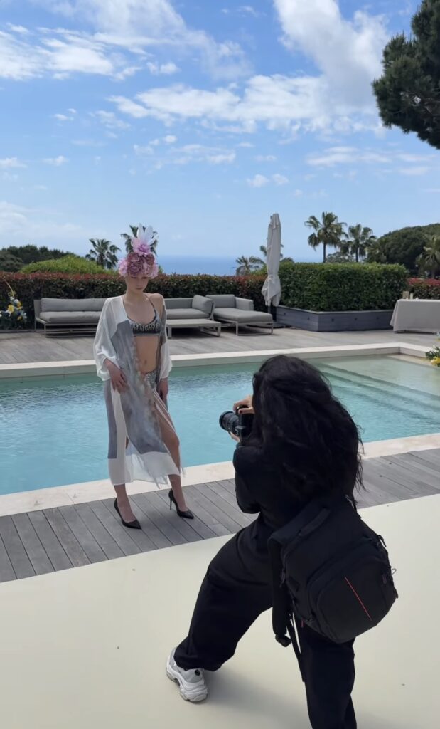 Défilé de mode à Cannes