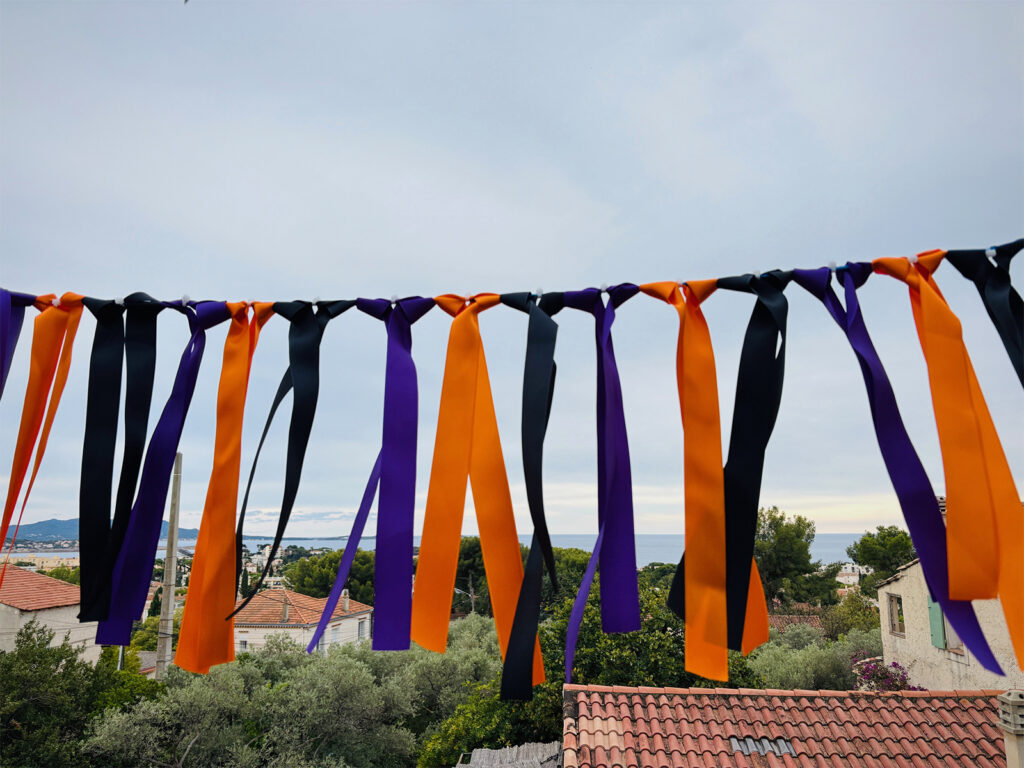 Guirlandes de rubans pour Halloween