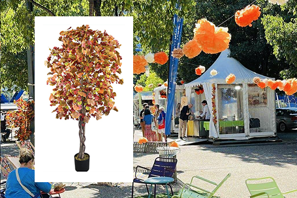Location d'arbres artificiels pour événement