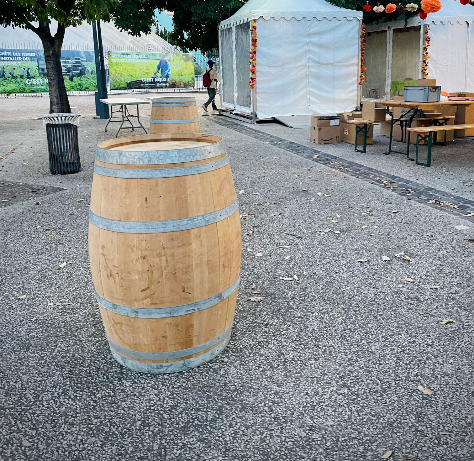 Lcoation de tonneau en bois pour événement dans le var