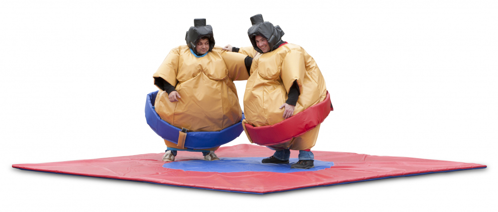 Jeu de sumo pour anniversaire à La Garde