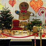 Location d'un stand de Noël avec pain d'épices géants