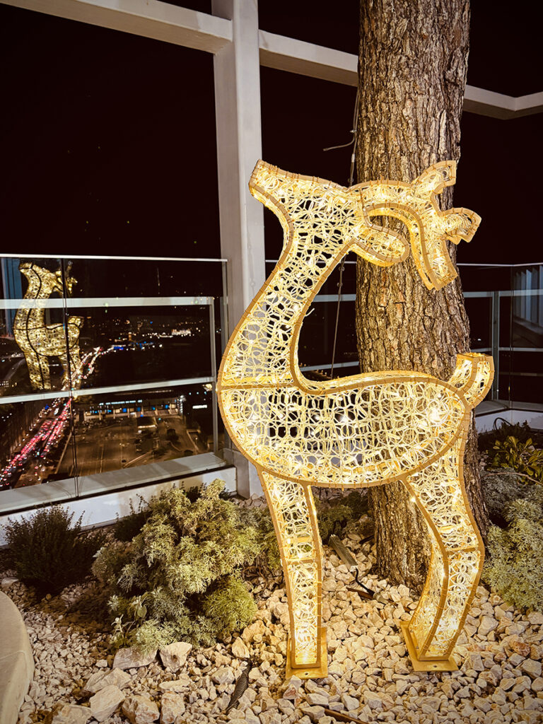 Location renne geant lumineux à Marseille