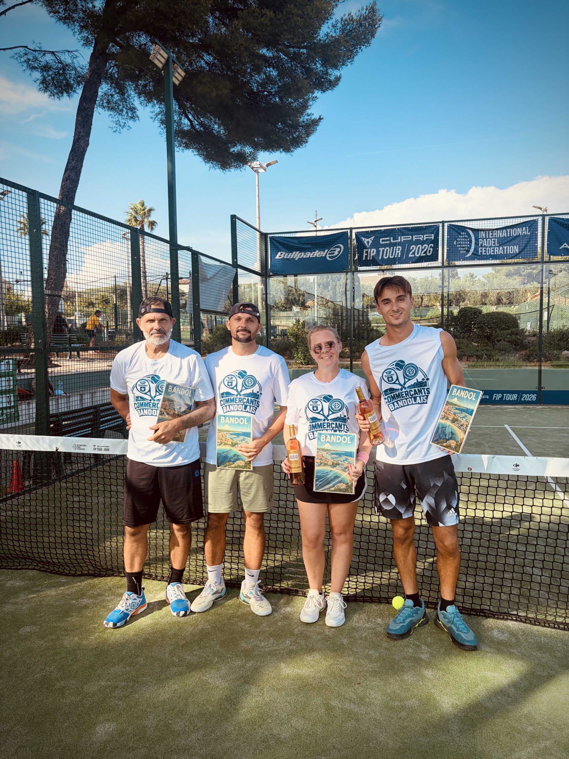 Padel : lournoi des commerçants à Bandol